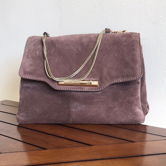 Valentino Handbags - Authentic Vintage Valentino suede bag, gold chain